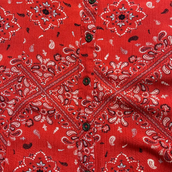 MUDD Bandana Print Red Dress Size XS - Picture 2 of 13